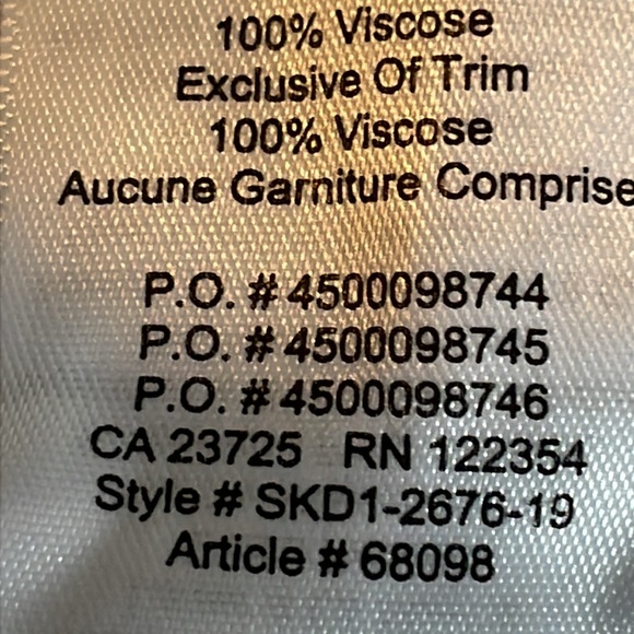 🧵Babaton Soft Ice Blue Shiny Satin Faux Wrap crop top . - Picture 8 of 8